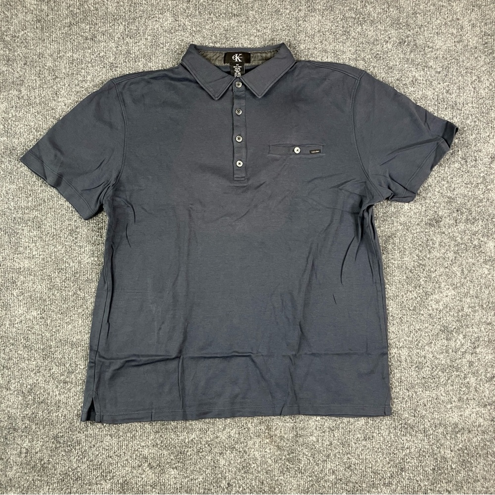 Calvin Klein Men's‎ Dark Blue Polo Shirt